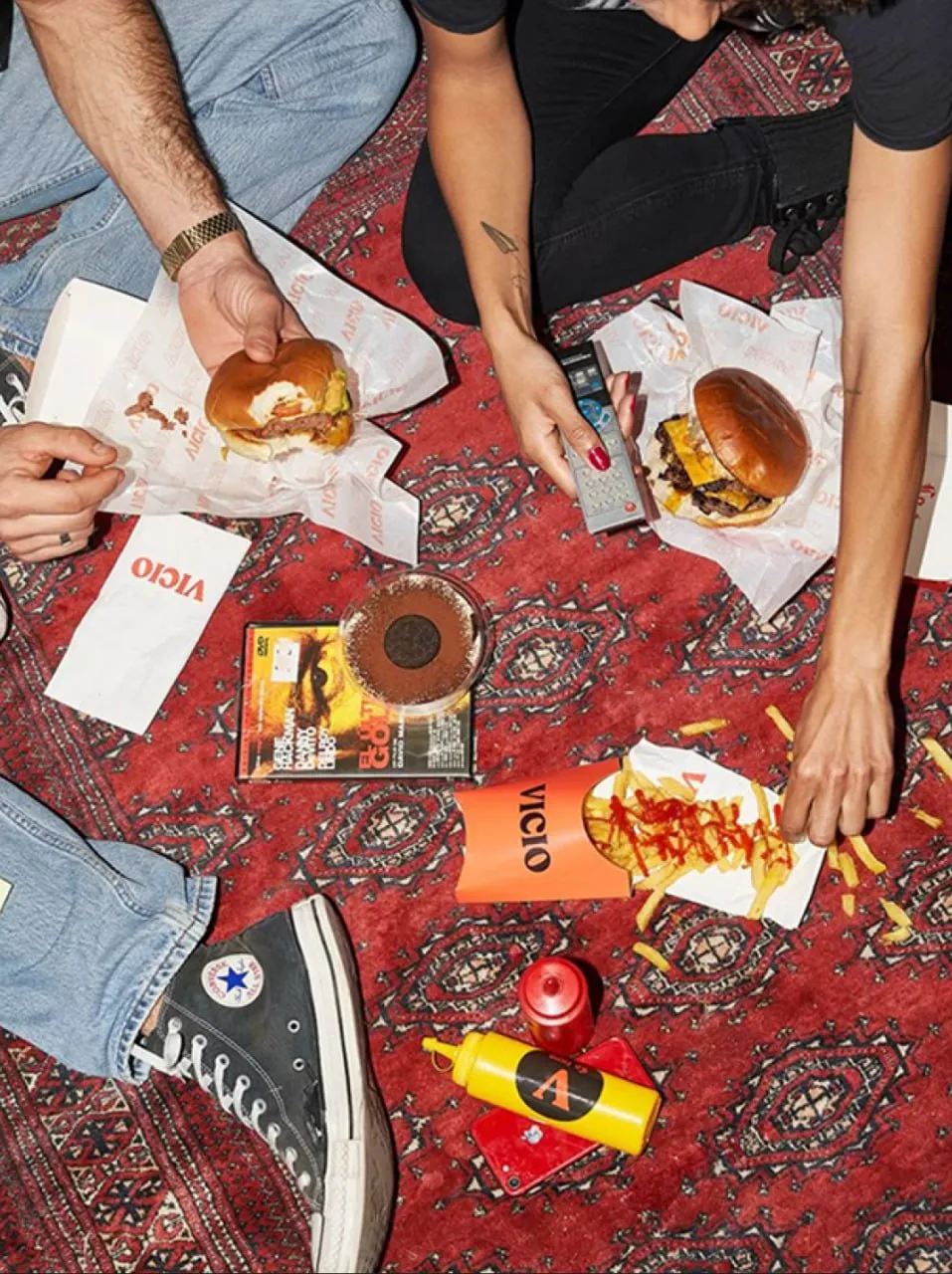 friends having fun in the app